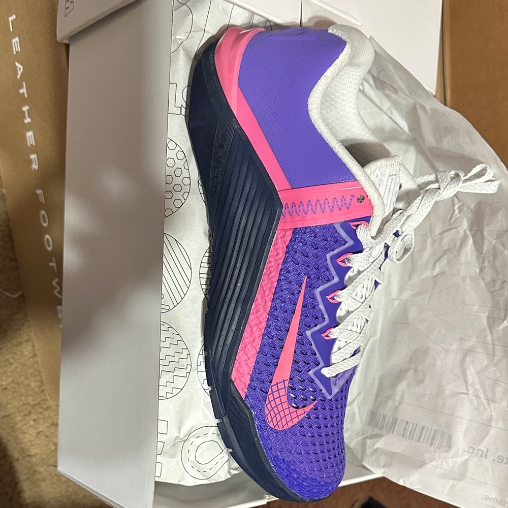 New Nike Women's Purple and Pink custom Metcon